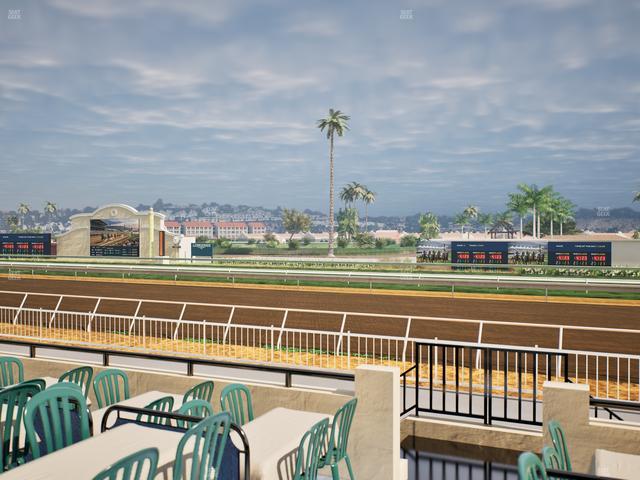 Del Mar Thoroughbred Club - Section Clubhouse Terrace Lvl 2 Tbl 213 Seat View