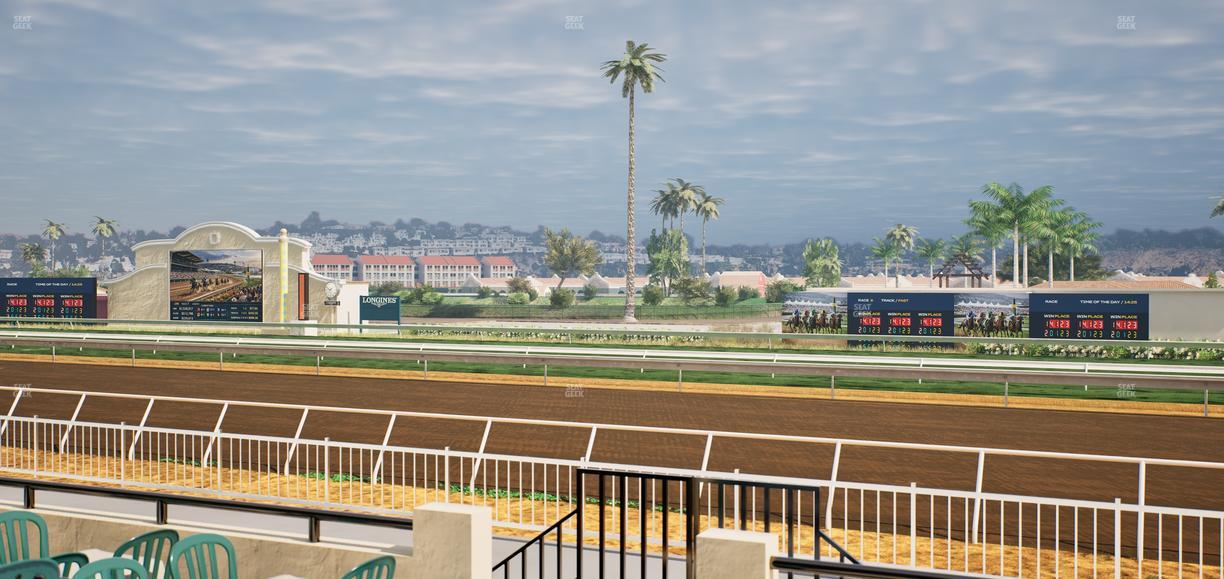 Del Mar Thoroughbred Club - Section Clubhouse Terrace Lvl 2 Tbl 214 Seat View