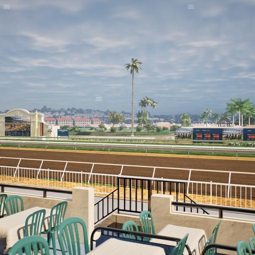 Del Mar Thoroughbred Club - Section Clubhouse Terrace Lvl 2 Tbl 214 Seat View