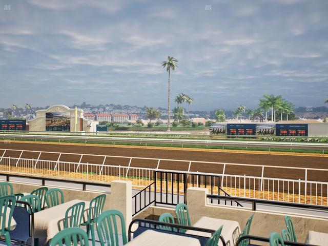 Del Mar Thoroughbred Club - Section Clubhouse Terrace Lvl 2 Tbl 214 Seat View