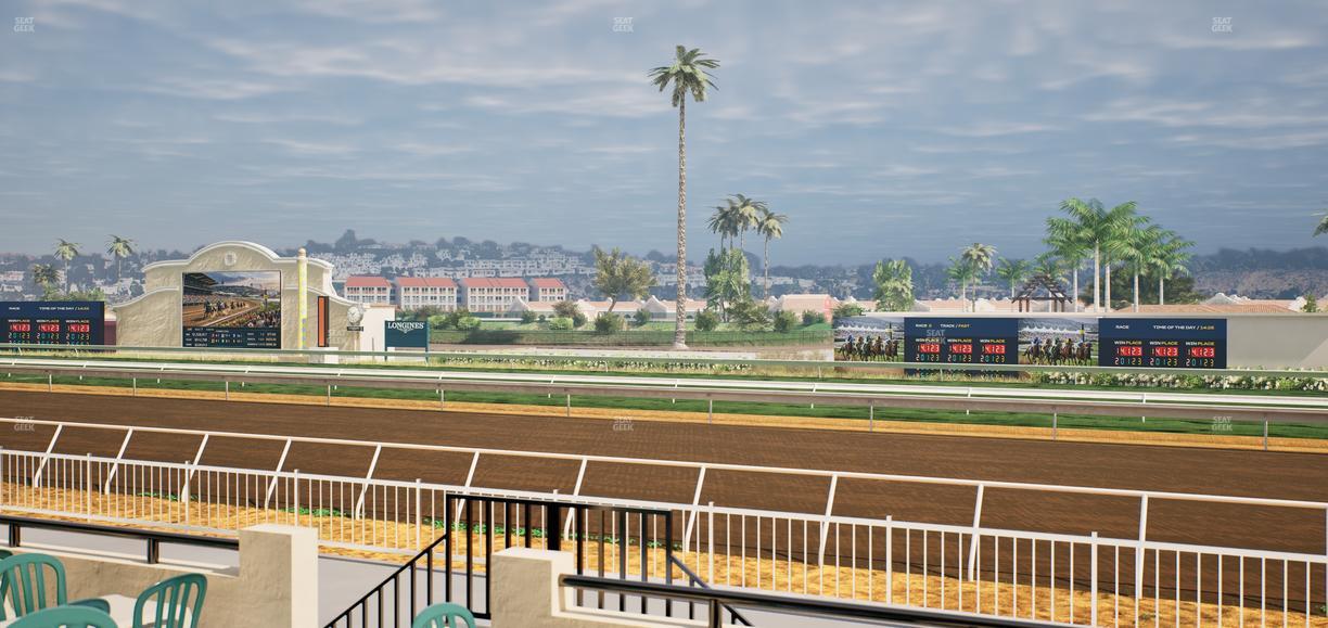 Del Mar Thoroughbred Club - Section Clubhouse Terrace Lvl 2 Tbl 215 Seat View