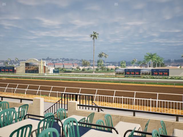 Del Mar Thoroughbred Club - Section Clubhouse Terrace Lvl 2 Tbl 215 Seat View