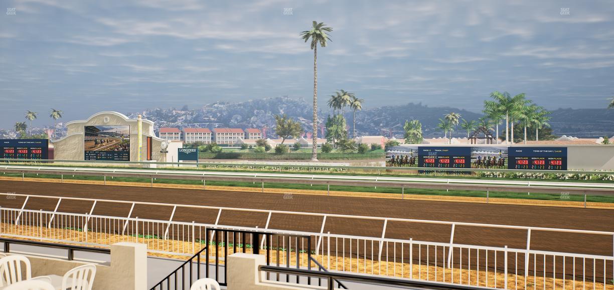 Del Mar Thoroughbred Club - Section Clubhouse Terrace Lvl 2 Tbl 215 Seat View