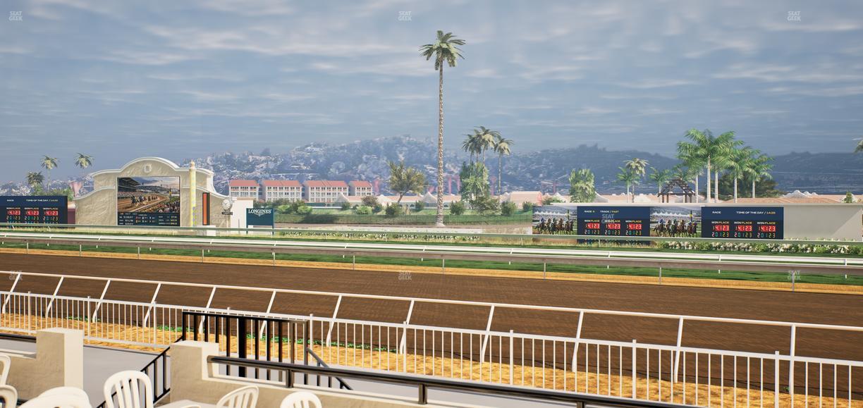 Del Mar Thoroughbred Club - Section Clubhouse Terrace Lvl 2 Tbl 216 Seat View