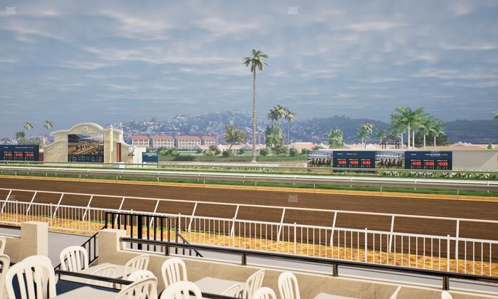 Del Mar Thoroughbred Club - Section Clubhouse Terrace Lvl 2 Tbl 216 Seat View