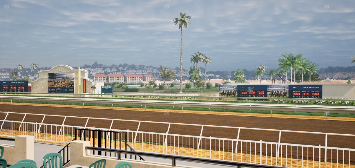 Del Mar Thoroughbred Club - Section Clubhouse Terrace Lvl 2 Tbl 216 Seat View