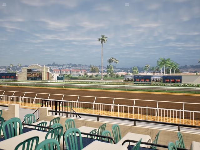 Del Mar Thoroughbred Club - Section Clubhouse Terrace Lvl 2 Tbl 216 Seat View