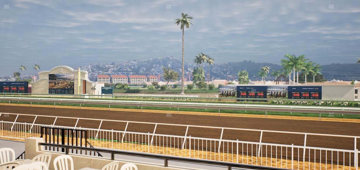 Del Mar Thoroughbred Club - Section Clubhouse Terrace Lvl 2 Tbl 217 Seat View