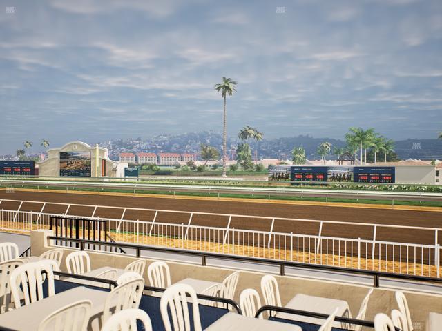 Del Mar Thoroughbred Club - Section Clubhouse Terrace Lvl 2 Tbl 217 Seat View