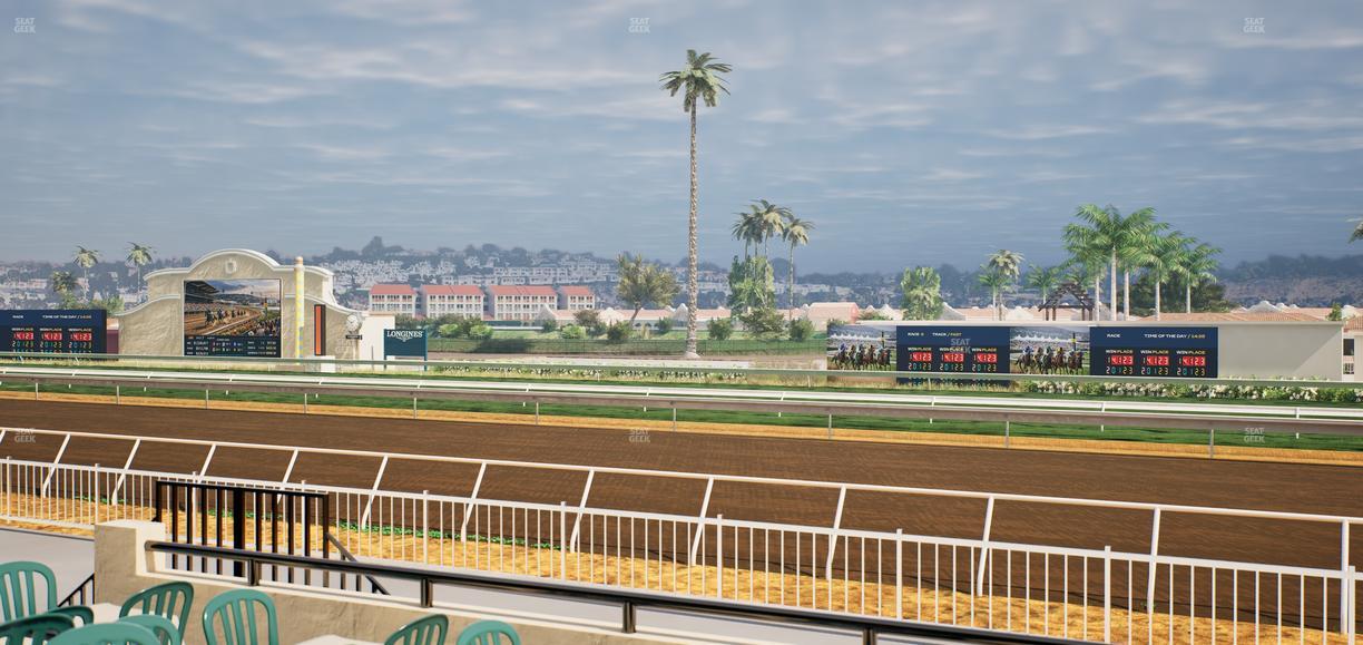 Del Mar Thoroughbred Club - Section Clubhouse Terrace Lvl 2 Tbl 217 Seat View