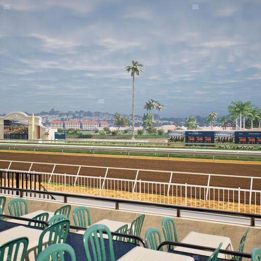 Del Mar Thoroughbred Club - Section Clubhouse Terrace Lvl 2 Tbl 217 Seat View