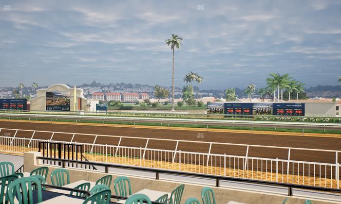 Del Mar Thoroughbred Club - Section Clubhouse Terrace Lvl 2 Tbl 217 Seat View