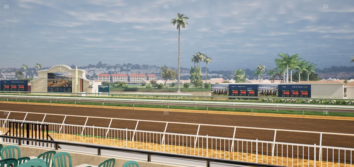 Del Mar Thoroughbred Club - Section Clubhouse Terrace Lvl 2 Tbl 218 Seat View