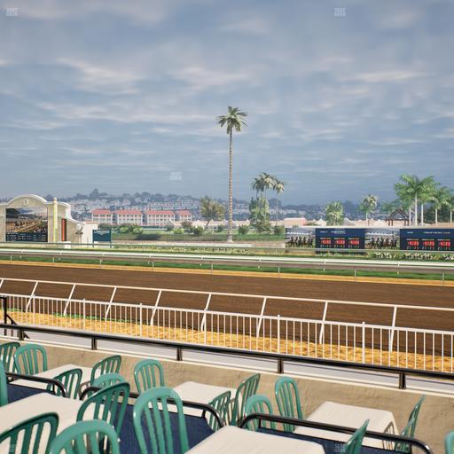 Del Mar Thoroughbred Club - Section Clubhouse Terrace Lvl 2 Tbl 218 Seat View