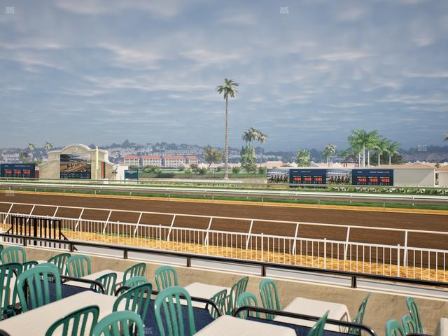 Del Mar Thoroughbred Club - Section Clubhouse Terrace Lvl 2 Tbl 218 Seat View