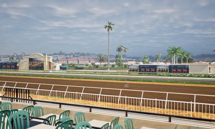 Del Mar Thoroughbred Club - Section Clubhouse Terrace Lvl 2 Tbl 218 Seat View