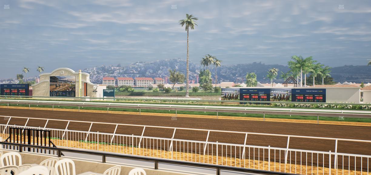 Del Mar Thoroughbred Club - Section Clubhouse Terrace Lvl 2 Tbl 218 Seat View