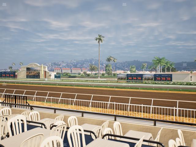 Del Mar Thoroughbred Club - Section Clubhouse Terrace Lvl 2 Tbl 218 Seat View