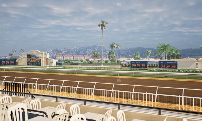 Del Mar Thoroughbred Club - Section Clubhouse Terrace Lvl 2 Tbl 218 Seat View