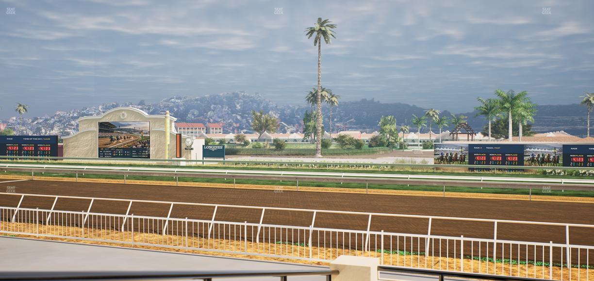 Del Mar Thoroughbred Club - Section Clubhouse Terrace Lvl 2 Tbl 307 Seat View