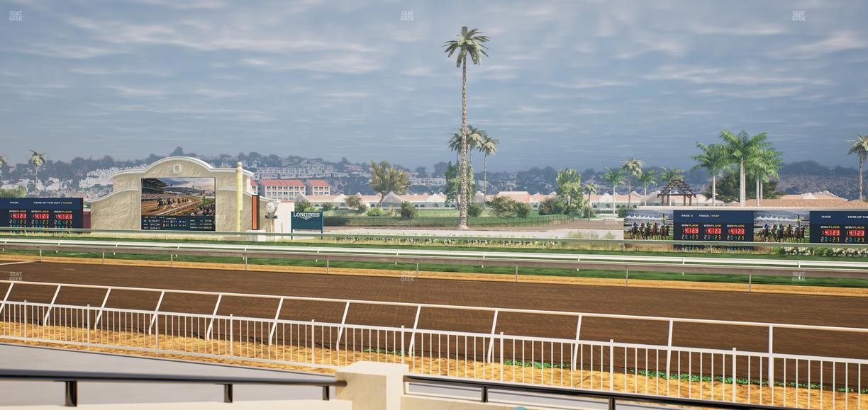 Del Mar Thoroughbred Club - Section Clubhouse Terrace Lvl 2 Tbl 308 Seat View