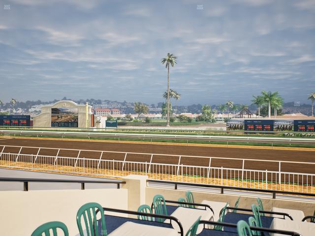 Del Mar Thoroughbred Club - Section Clubhouse Terrace Lvl 2 Tbl 308 Seat View