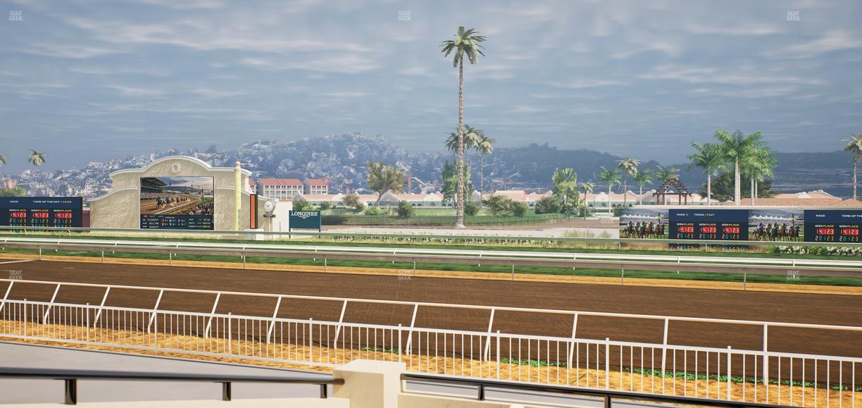 Del Mar Thoroughbred Club - Section Clubhouse Terrace Lvl 2 Tbl 308 Seat View