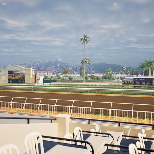 Del Mar Thoroughbred Club - Section Clubhouse Terrace Lvl 2 Tbl 308 Seat View