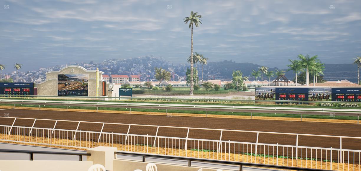 Del Mar Thoroughbred Club - Section Clubhouse Terrace Lvl 2 Tbl 309 Seat View