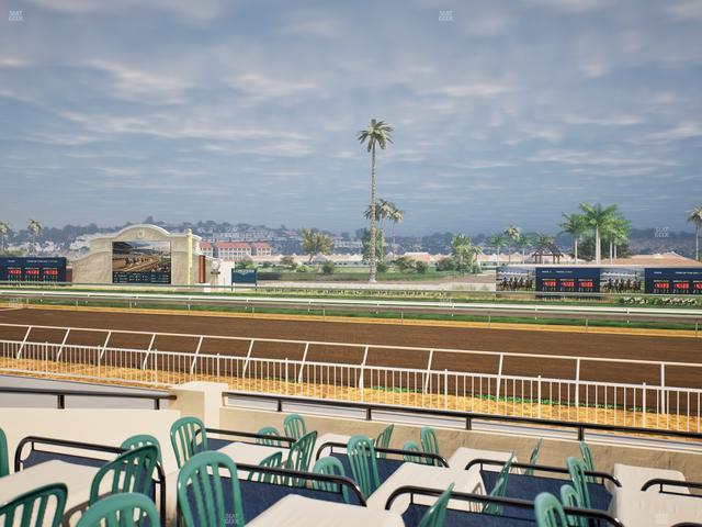 Del Mar Thoroughbred Club - Section Clubhouse Terrace Lvl 2 Tbl 309 Seat View