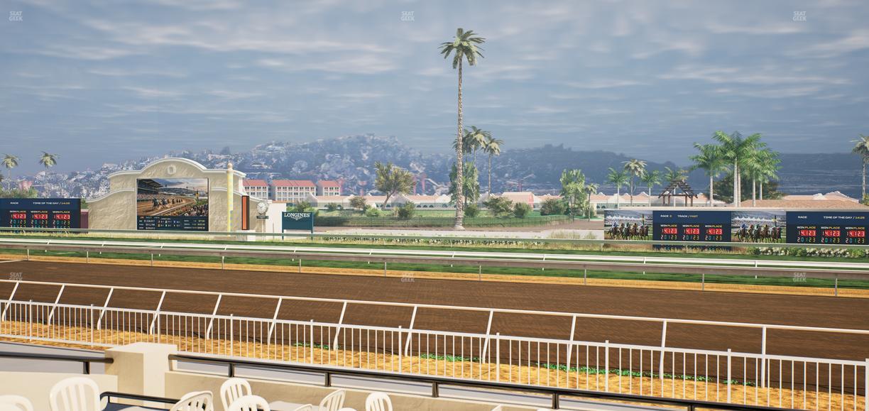 Del Mar Thoroughbred Club - Section Clubhouse Terrace Lvl 2 Tbl 310 Seat View