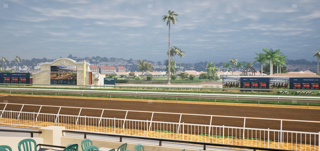 Del Mar Thoroughbred Club - Section Clubhouse Terrace Lvl 2 Tbl 310 Seat View