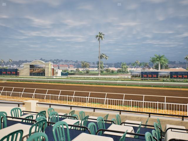 Del Mar Thoroughbred Club - Section Clubhouse Terrace Lvl 2 Tbl 310 Seat View