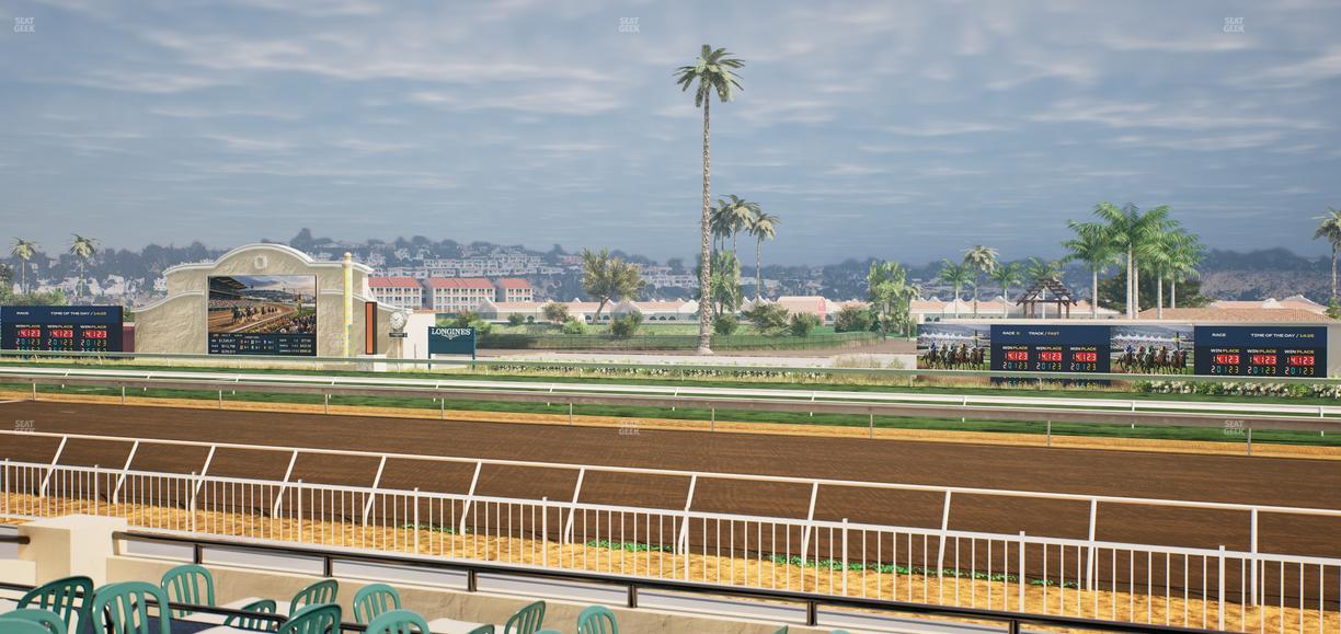 Del Mar Thoroughbred Club - Section Clubhouse Terrace Lvl 2 Tbl 311 Seat View