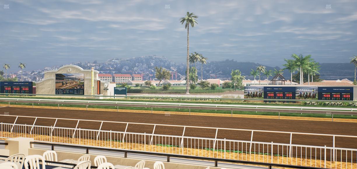 Del Mar Thoroughbred Club - Section Clubhouse Terrace Lvl 2 Tbl 311 Seat View