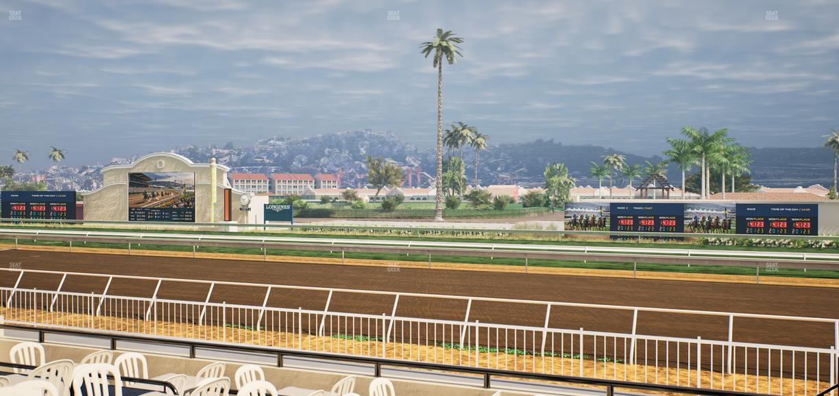 Del Mar Thoroughbred Club - Section Clubhouse Terrace Lvl 2 Tbl 312 Seat View