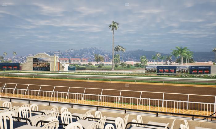 Del Mar Thoroughbred Club - Section Clubhouse Terrace Lvl 2 Tbl 312 Seat View