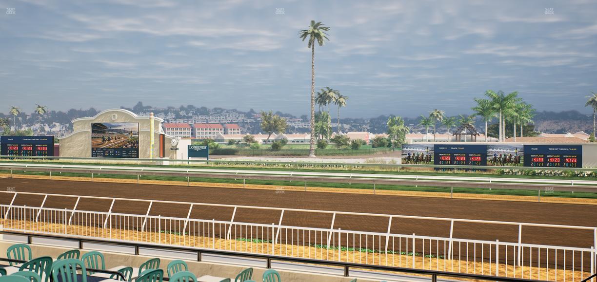 Del Mar Thoroughbred Club - Section Clubhouse Terrace Lvl 2 Tbl 312 Seat View