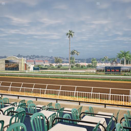 Del Mar Thoroughbred Club - Section Clubhouse Terrace Lvl 2 Tbl 312 Seat View