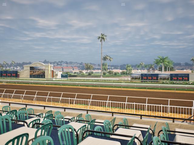 Del Mar Thoroughbred Club - Section Clubhouse Terrace Lvl 2 Tbl 312 Seat View