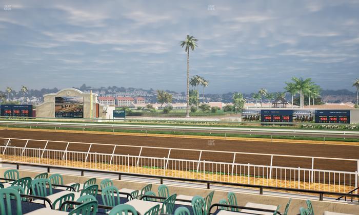 Del Mar Thoroughbred Club - Section Clubhouse Terrace Lvl 2 Tbl 312 Seat View