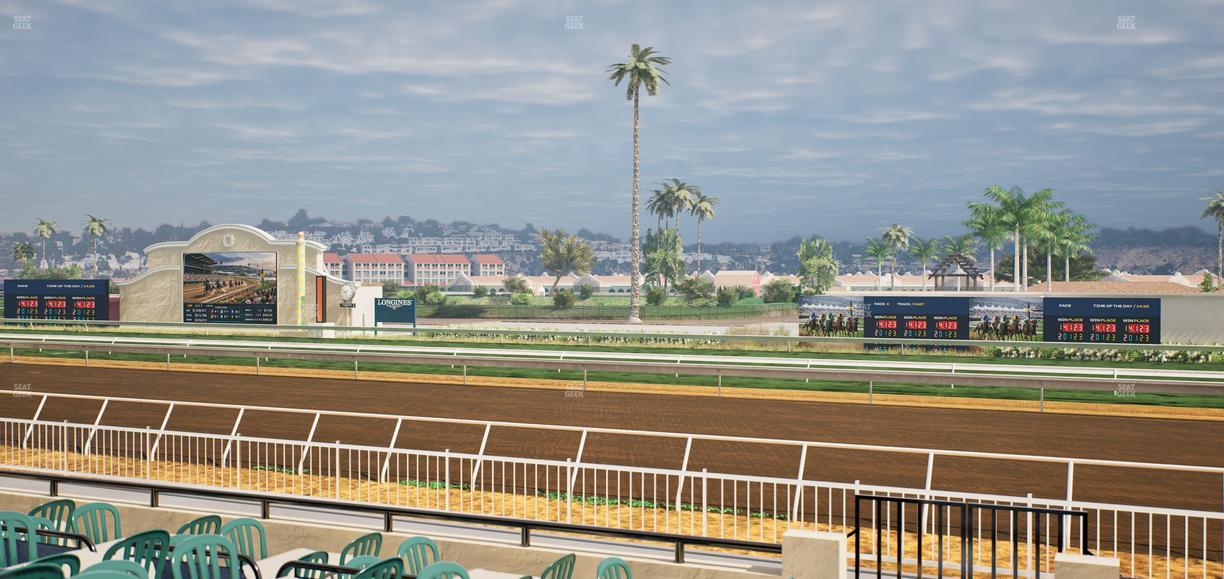 Del Mar Thoroughbred Club - Section Clubhouse Terrace Lvl 2 Tbl 313 Seat View