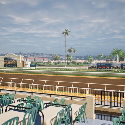 Del Mar Thoroughbred Club - Section Clubhouse Terrace Lvl 2 Tbl 313 Seat View