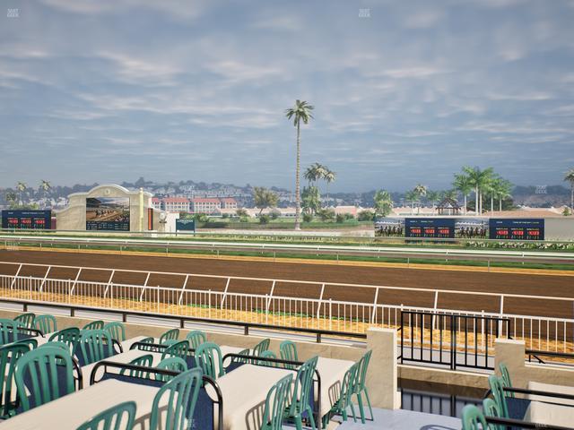 Del Mar Thoroughbred Club - Section Clubhouse Terrace Lvl 2 Tbl 313 Seat View