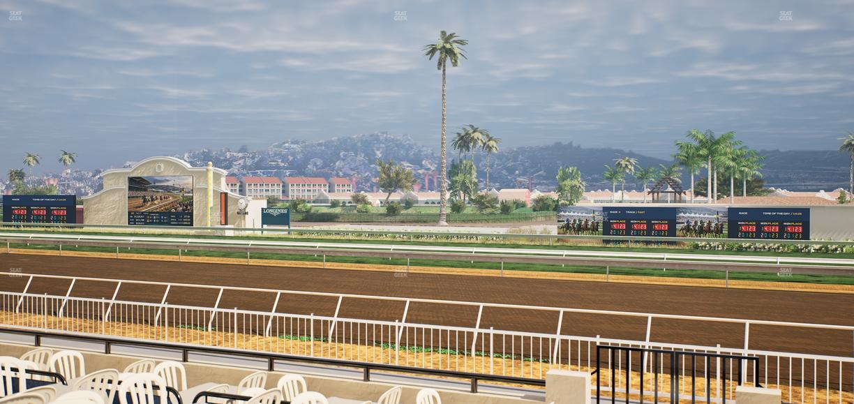 Del Mar Thoroughbred Club - Section Clubhouse Terrace Lvl 2 Tbl 313 Seat View