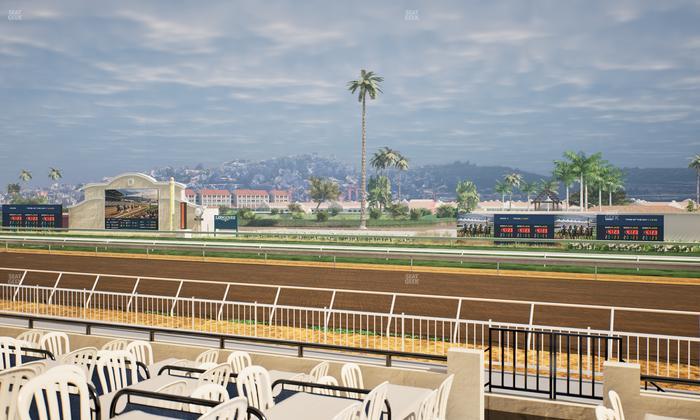 Del Mar Thoroughbred Club - Section Clubhouse Terrace Lvl 2 Tbl 313 Seat View