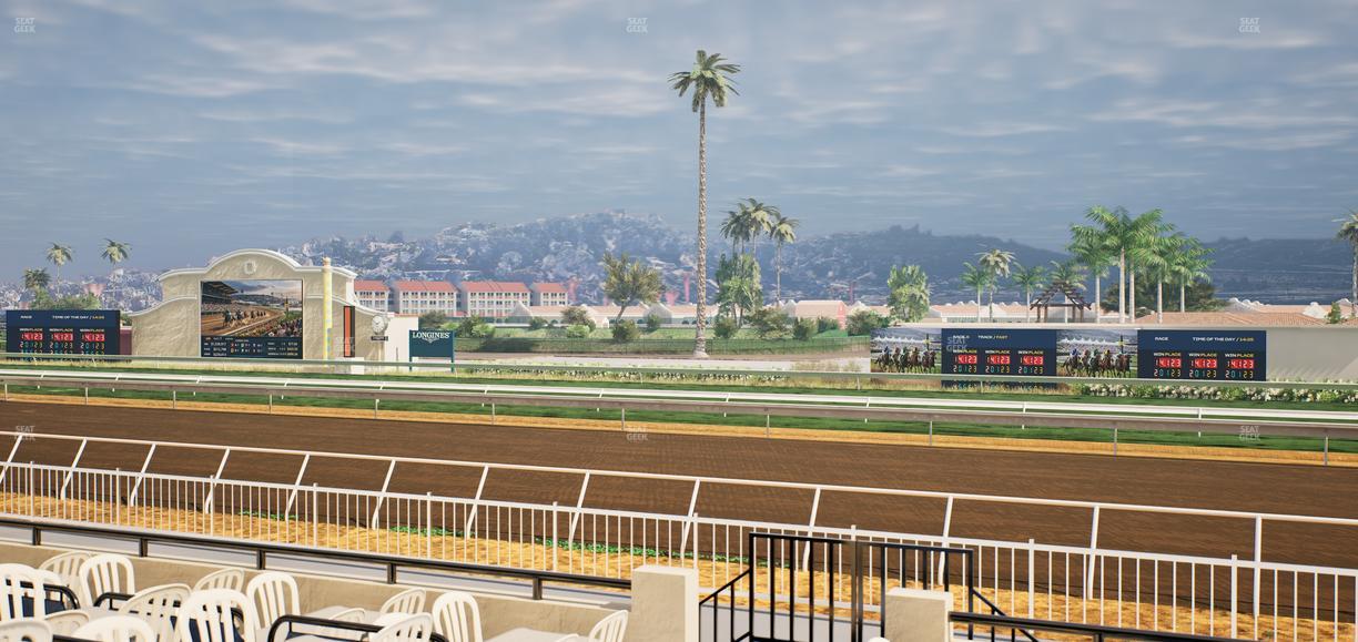 Del Mar Thoroughbred Club - Section Clubhouse Terrace Lvl 2 Tbl 314 Seat View