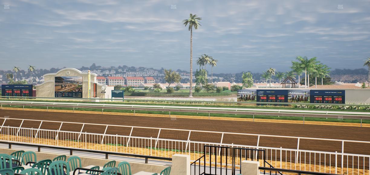 Del Mar Thoroughbred Club - Section Clubhouse Terrace Lvl 2 Tbl 314 Seat View