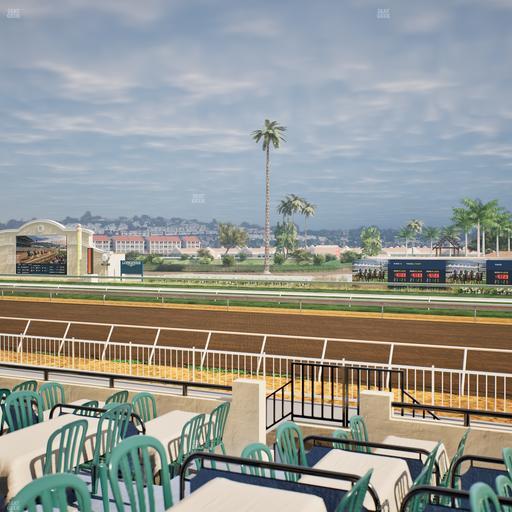 Del Mar Thoroughbred Club - Section Clubhouse Terrace Lvl 2 Tbl 314 Seat View