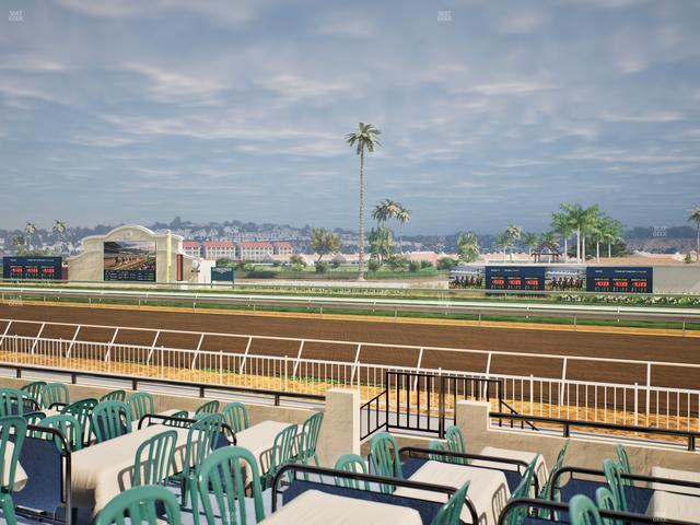 Del Mar Thoroughbred Club - Section Clubhouse Terrace Lvl 2 Tbl 314 Seat View